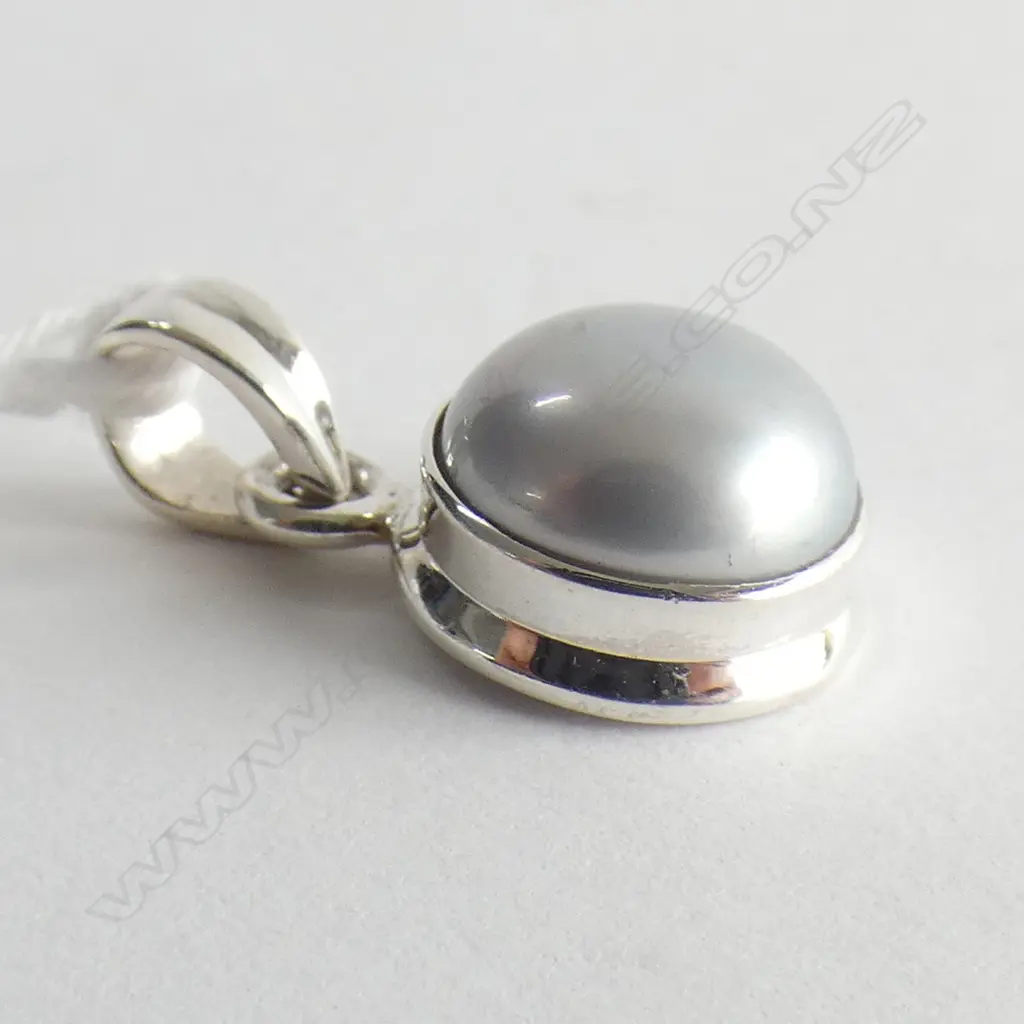 PEARL & 925 SILVER PENDANT  Image 1++