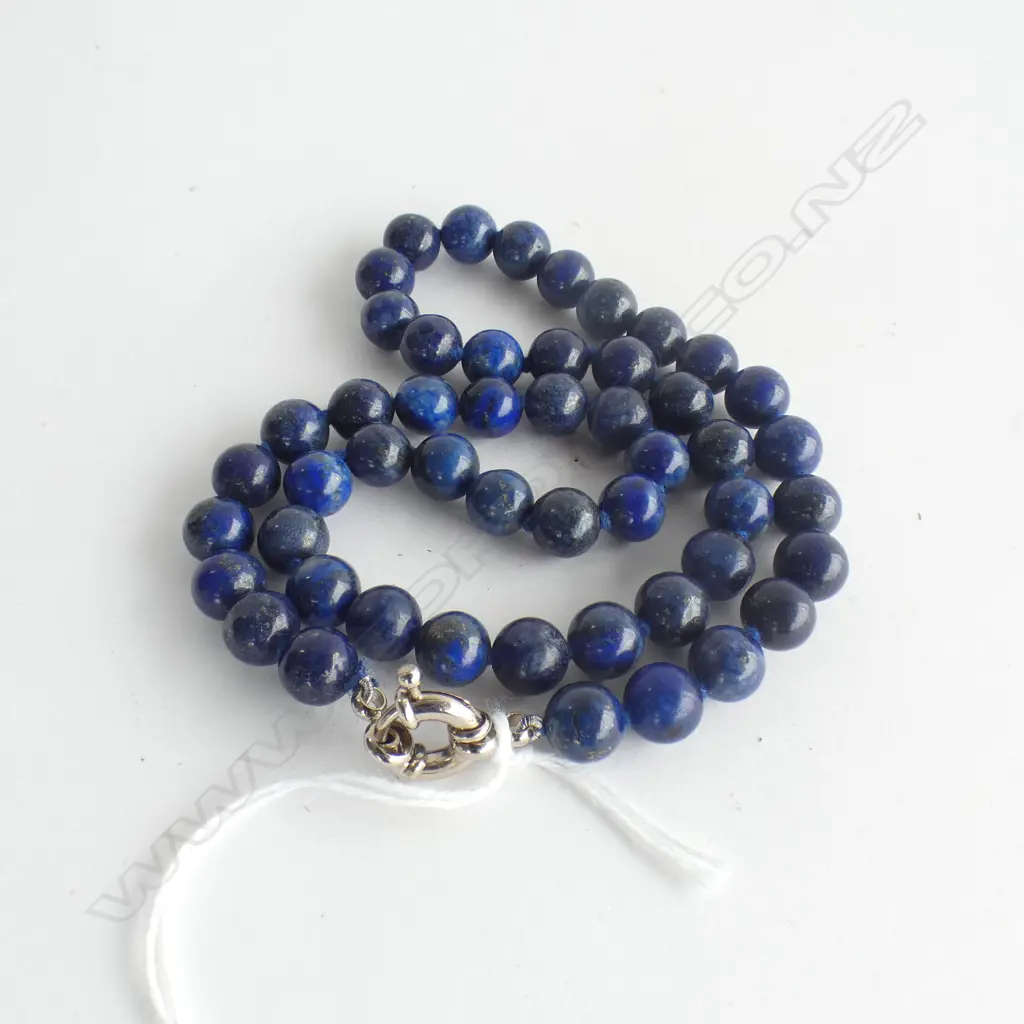 LAPIS LAZULI BEAD NECKLACE Image 1++