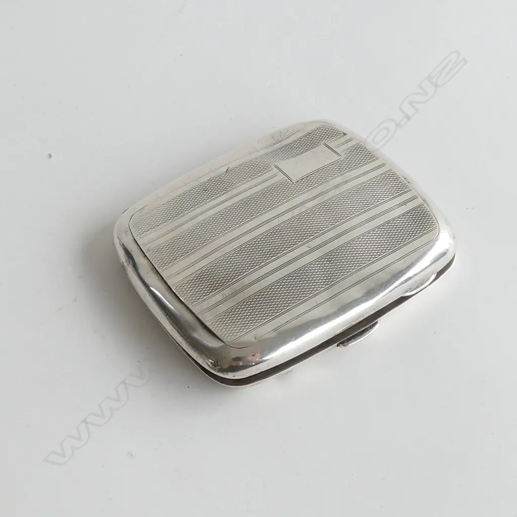OLD STG SILVER CIGARETTE CASE 49GMS  A/F Image 1++
