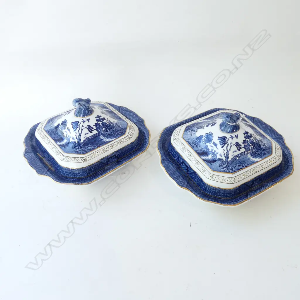 PR WILLOW LIDDED TUREENS W.270mm Image 1++