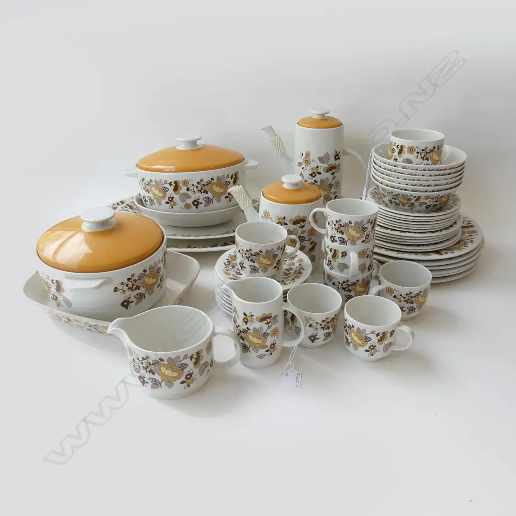 ROYAL DOULTON DINNER SET 'INDIAN SUMMER'  50PC... Image 1++