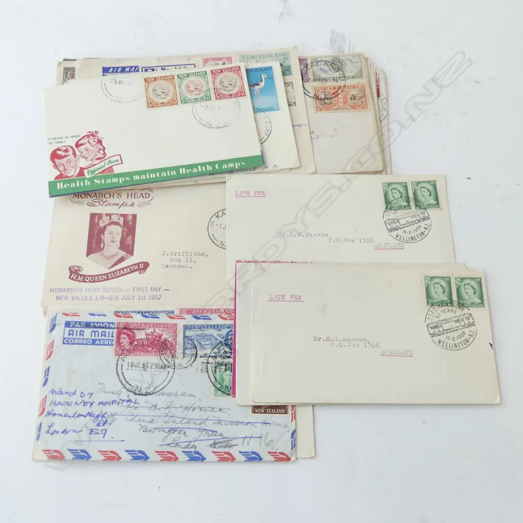 INTERESTING COLLECTION OF APPROX. 25 FIRST DAY COVERS PRE-1960 Image 1++