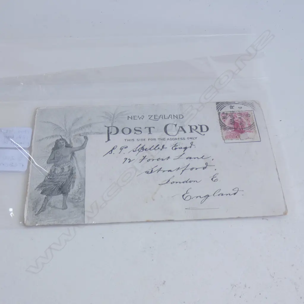 POSTCARD; 1904 BRITAIN v. NZ RUGBY  Image 1++