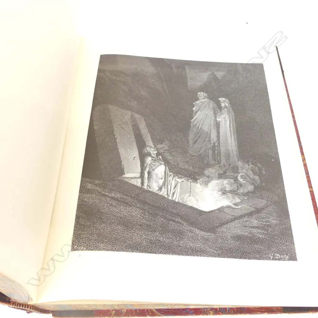 DANTE’S VISION OF HELL, PUBLISHED 1883, ILLUSTRATED Image 1++