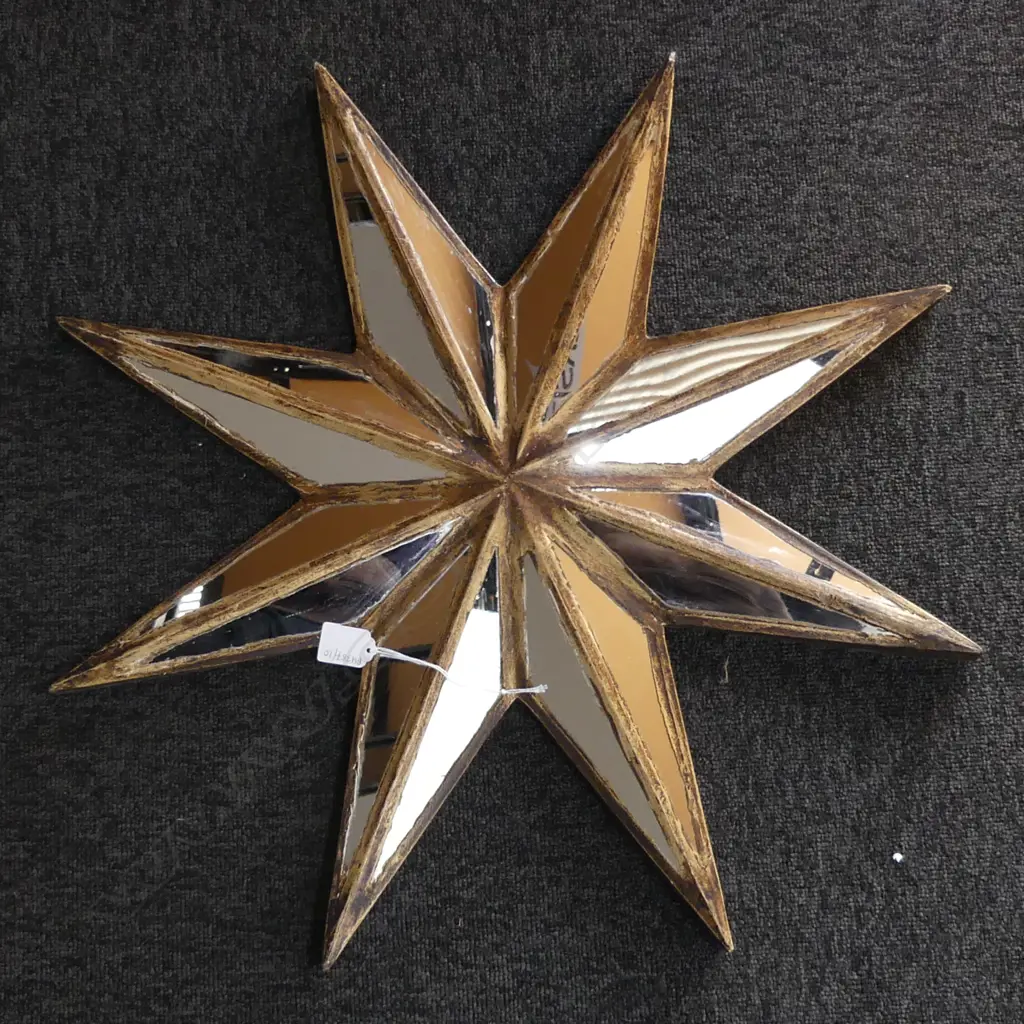 FRENCH COUNTRY COLLECTIONS STAR MIRROR 615x425mm Image 1++
