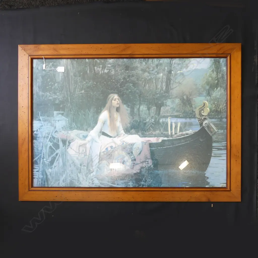 PRINT; THE LADY OF THE SHALOTT 600x900mm Image 1++