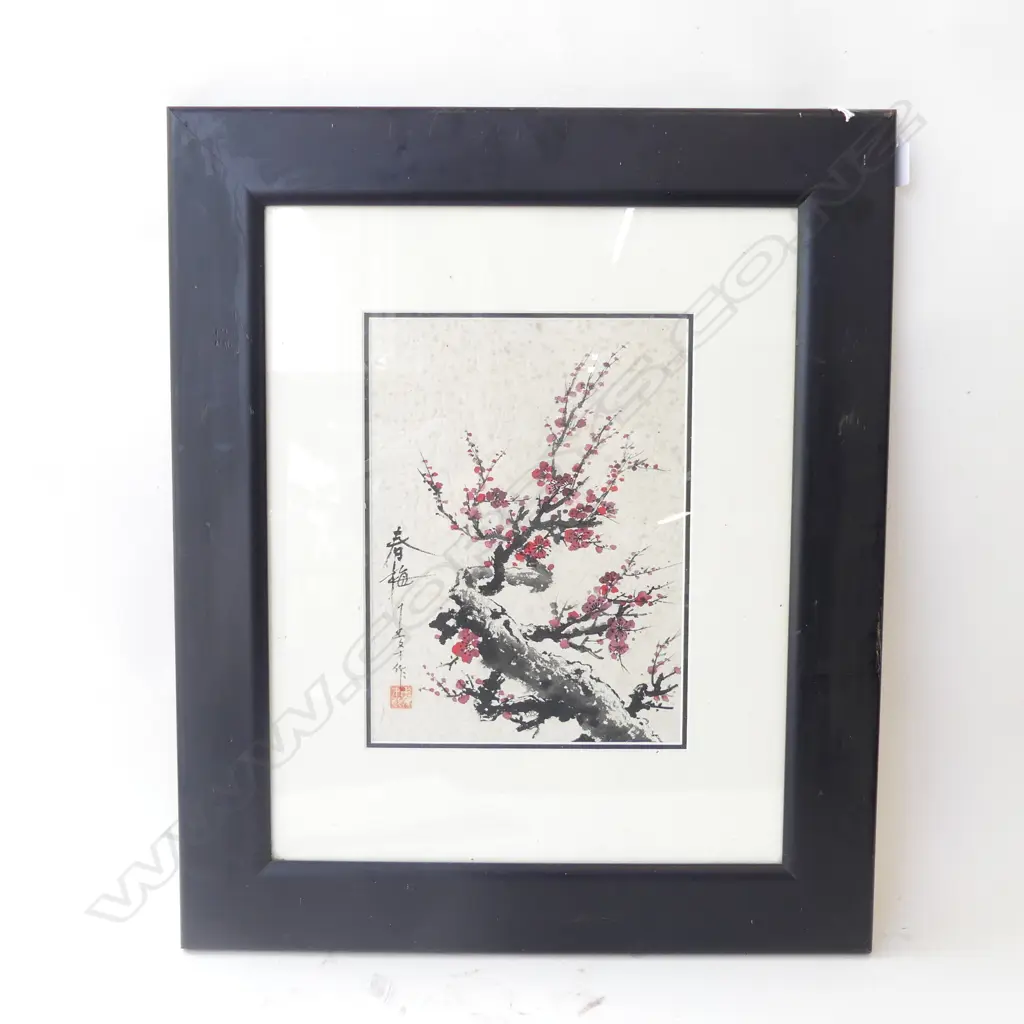 ORIENTAL PAINTING BLOSSOM 330x230mm Image 1++