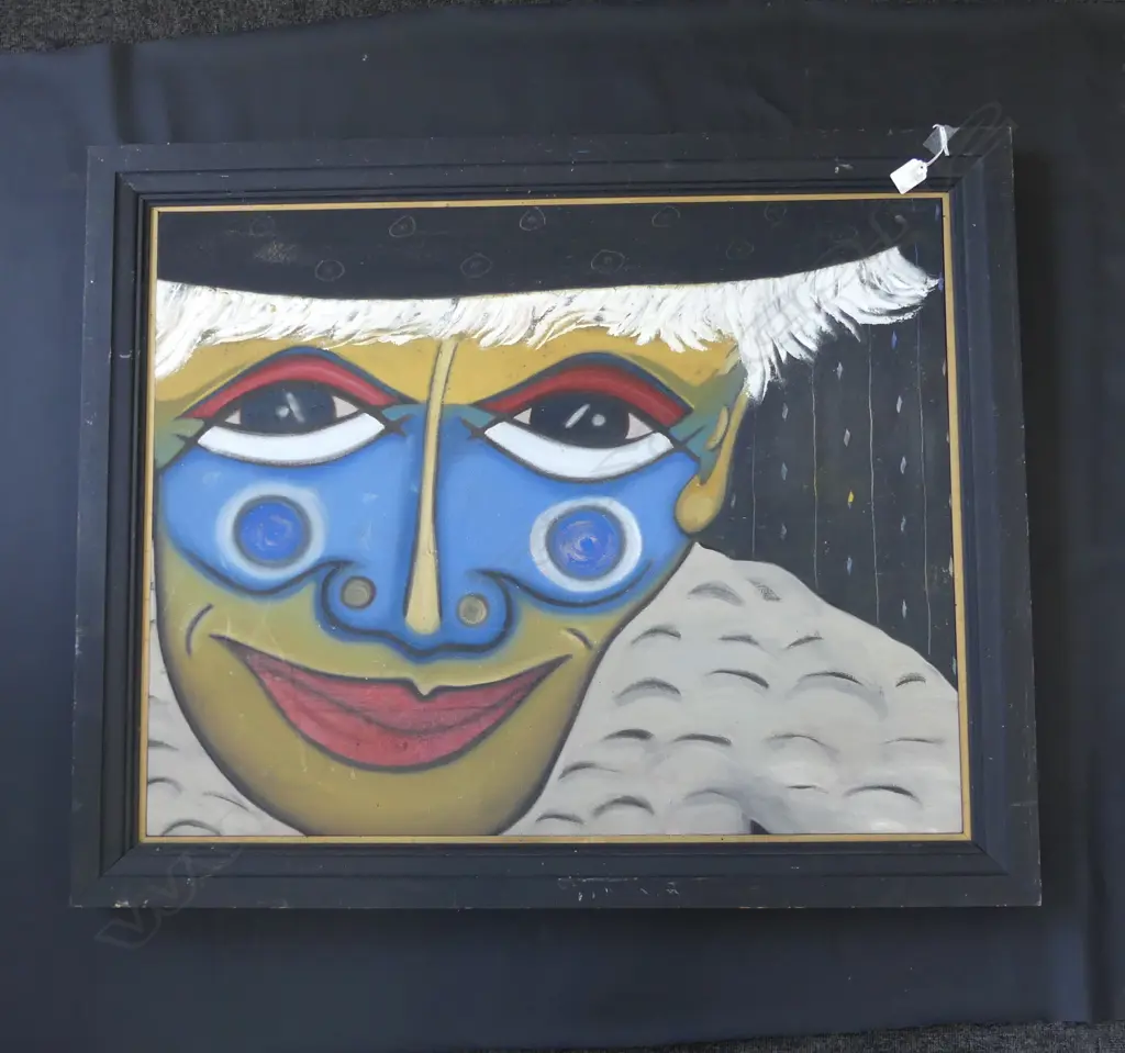 EX CIRCUS SIDE SHOW ART- OIL ON CANVAS 840mm x 670mm Image 1++
