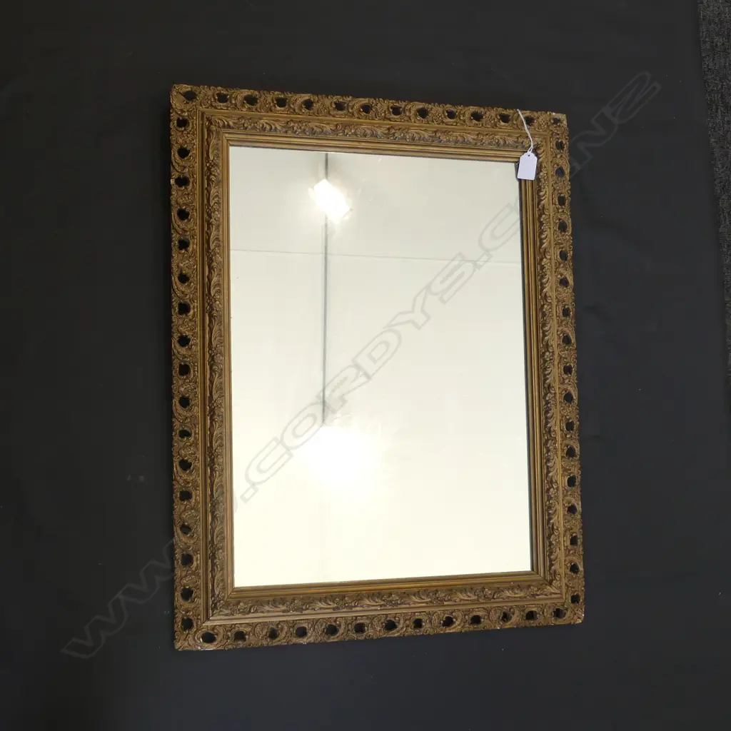 ORNATE LACE GILT FRAMED WALL MIRROR  540 X 710MM Image 1++