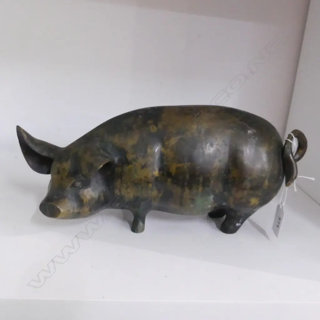BRASS PIG L  290MM Image 1++