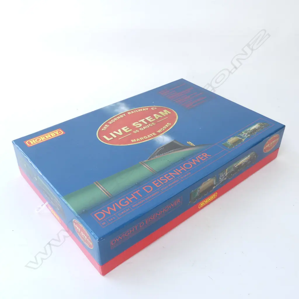 HORNBY DWIGHT EISENHOWER LIVE STEAM LOCOMOTIVE, MINT IN BOX, L 310MM Image 1++