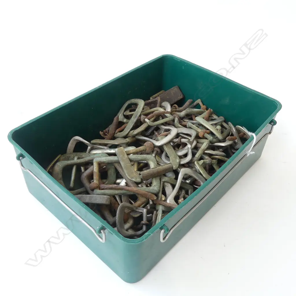 BOX LOT SADDLERY BUCKLES Image 1++
