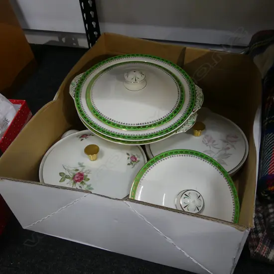 FIVE TUREENS