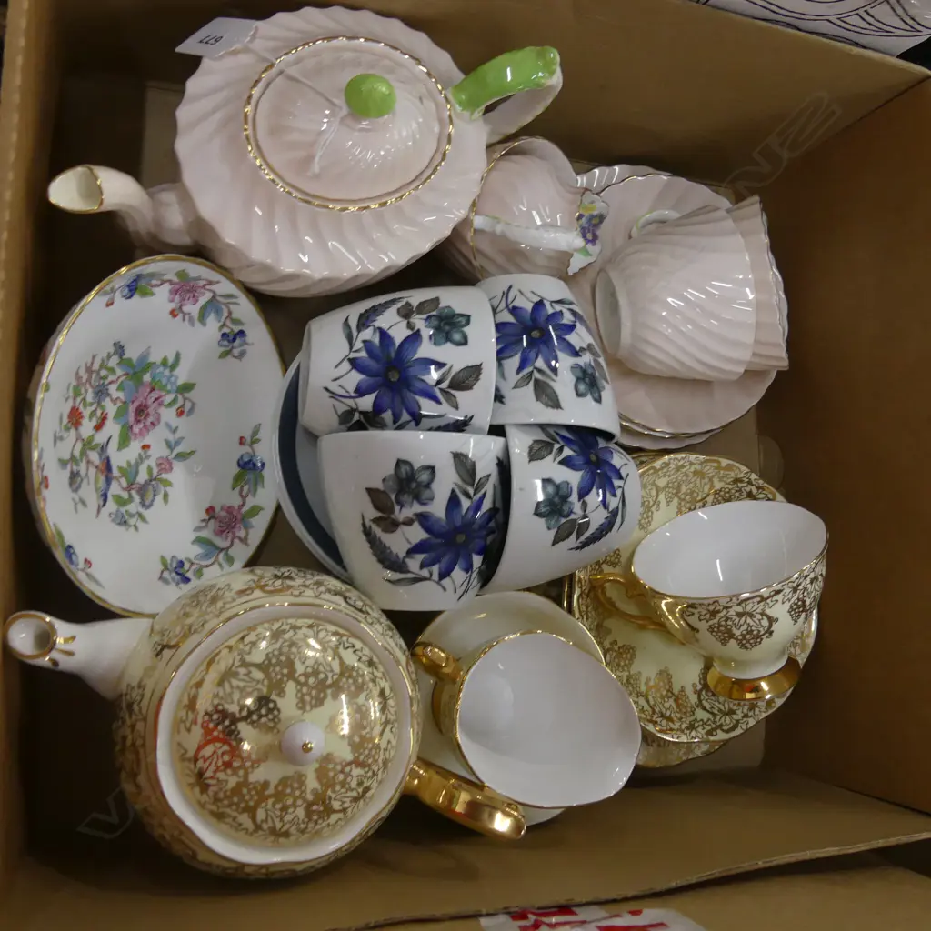 ASSORTED ENGLISH CHINA INCLUDING AYNSLEY PART TEA SERVICE Image 1++