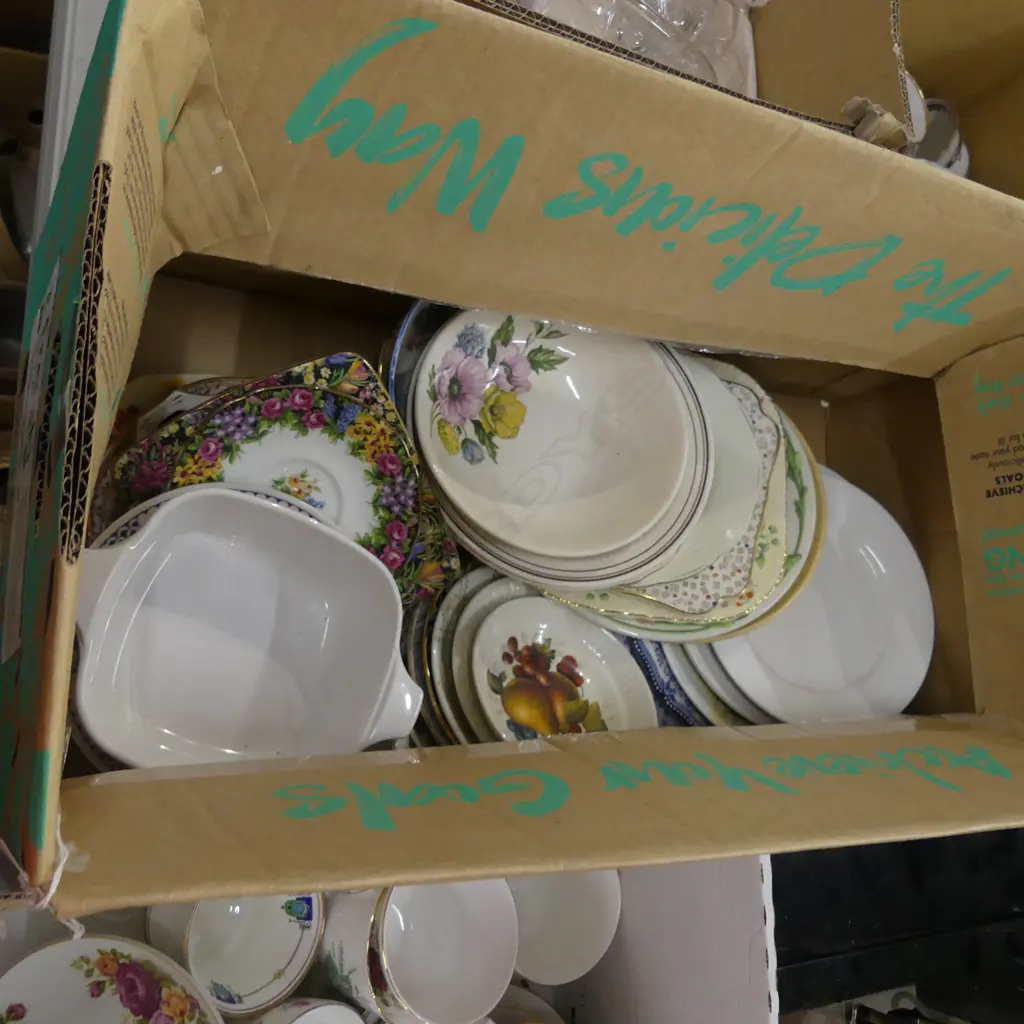 BOX LOT OF PLATES ETC - PART II Image 1++