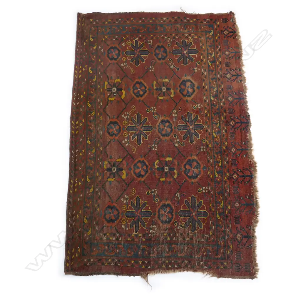 ANTIQUE BALUCHI HAND KNOTTED ALL WOOL RUG, 1500 X 1000mm SOME WEAR Image 1++