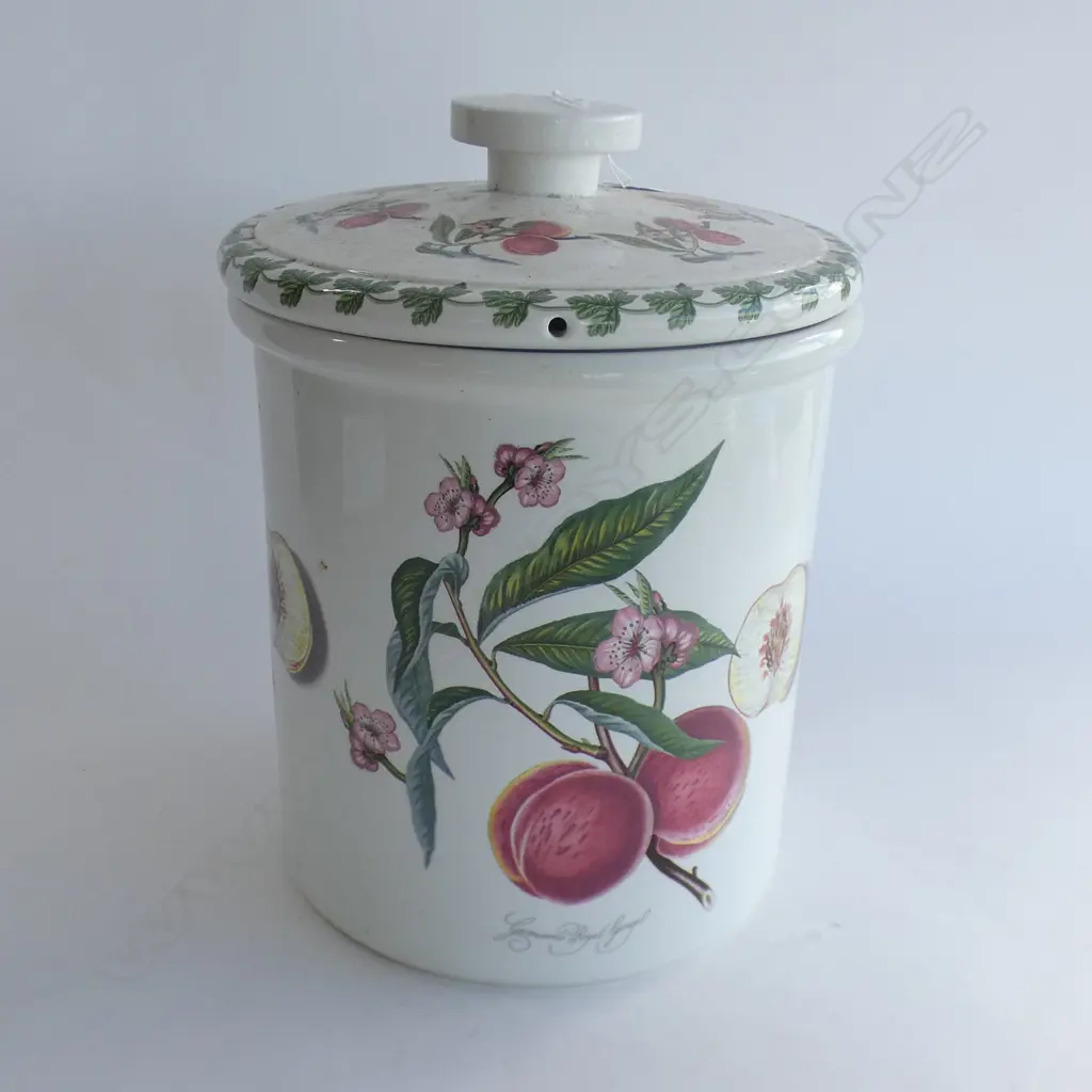 LARGE PORTMEIRION 'POMONA' LIDDED CROCK H.350mm Image 1++