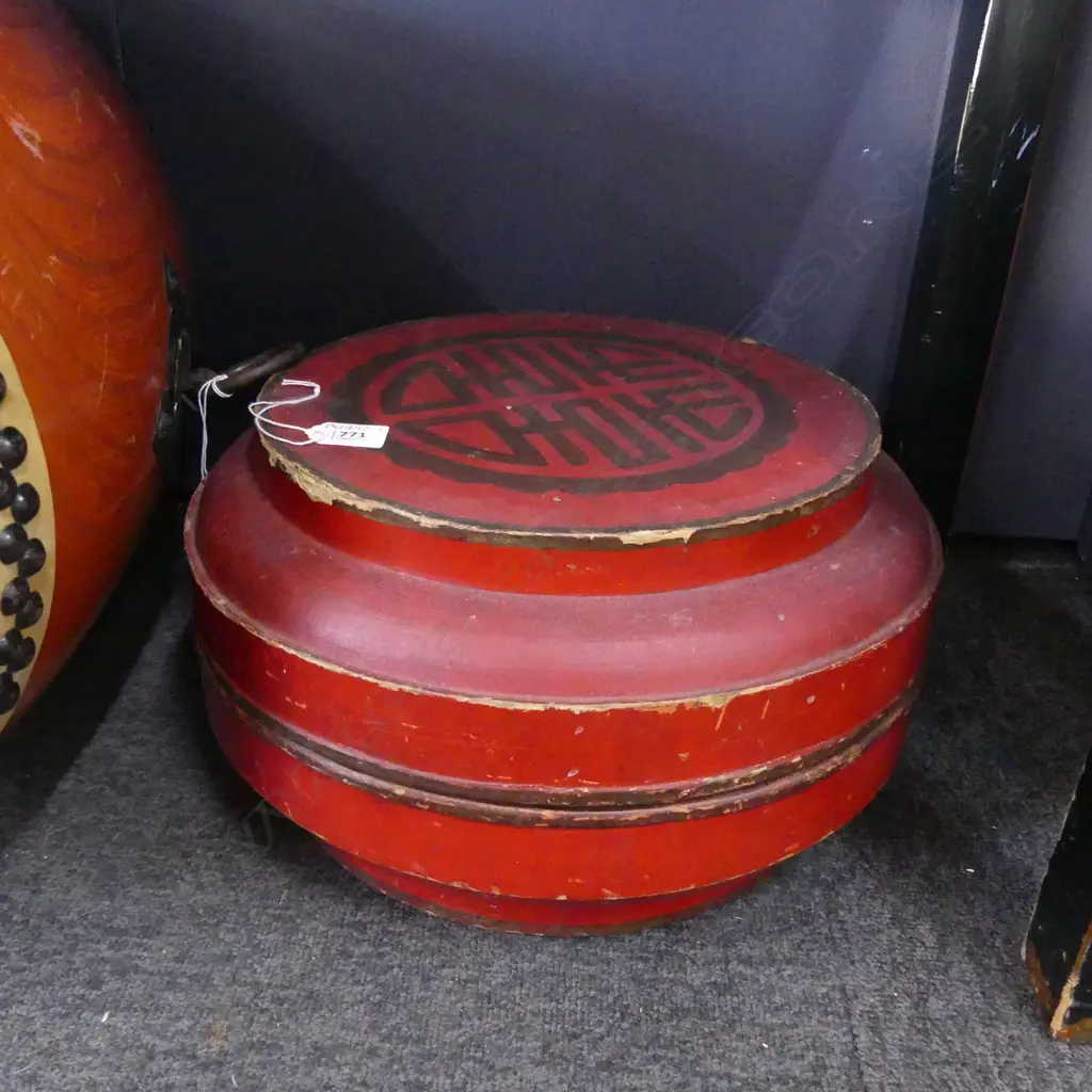 LARGE CHINESE FOOD BOX DIA 400MM Image 1++