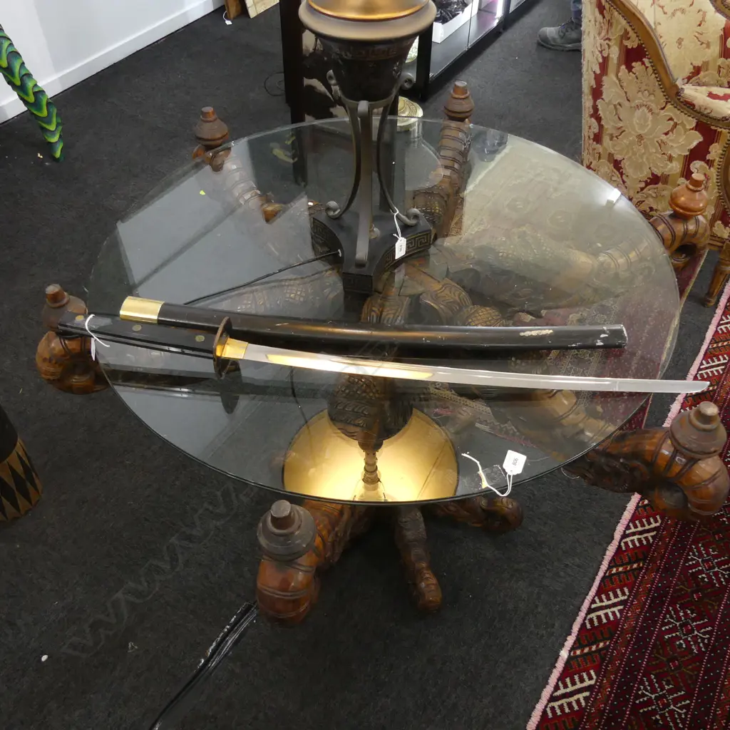 SAMURAI SWORD IN SCABBARD L.1000mm Image 1++