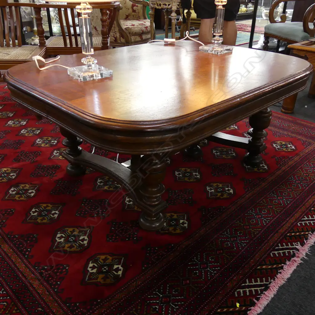 CUT DOWN OAK COFFEE TABLE 1140x870x500mm Image 1++