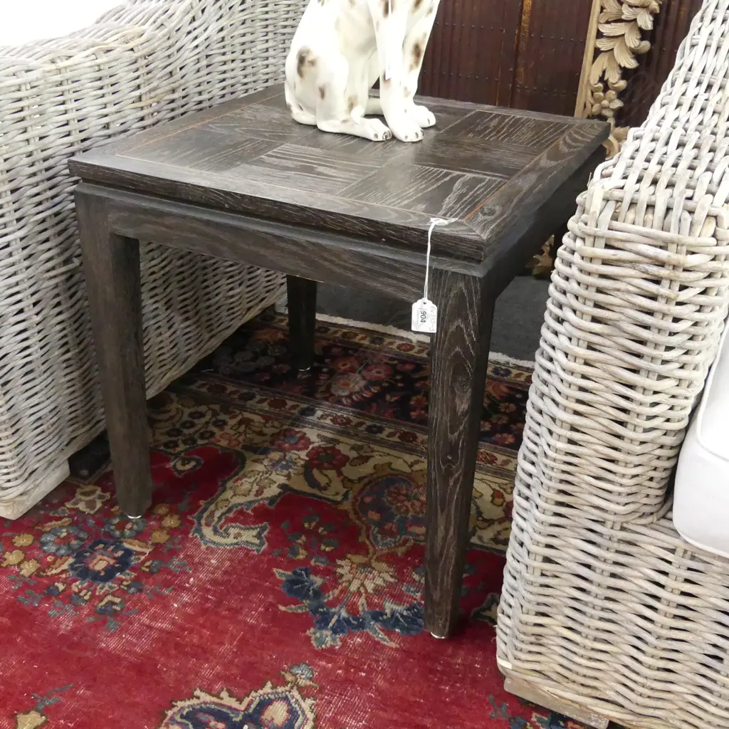 SM SQUARE WOODEN TABLE W 500 H 520MM Image 1++