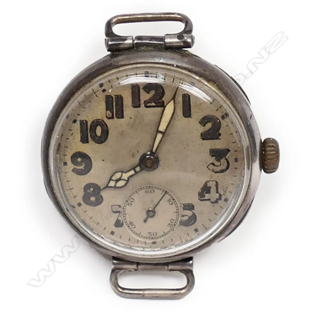 Rolex gents sterling silver trench watch, Image 1++