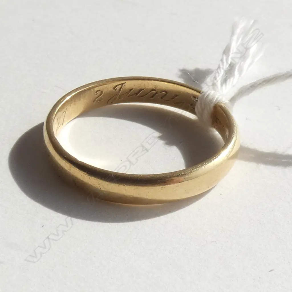 WEDDER STAMPED '583' 4.1 GRAMS Image 1++