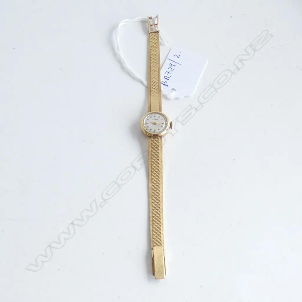 18 CT GOLD 'JUVENIA' WATCH WEIGHT INCL. MOVEMENT 23.4 GRAMS Image 1++