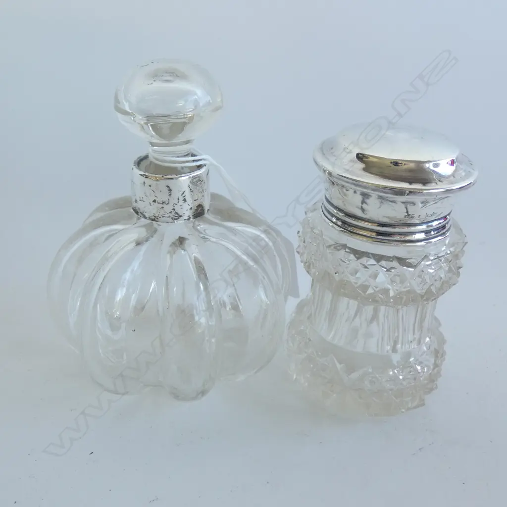 2 STG SILVER TOPPED BOTTLES Image 1++