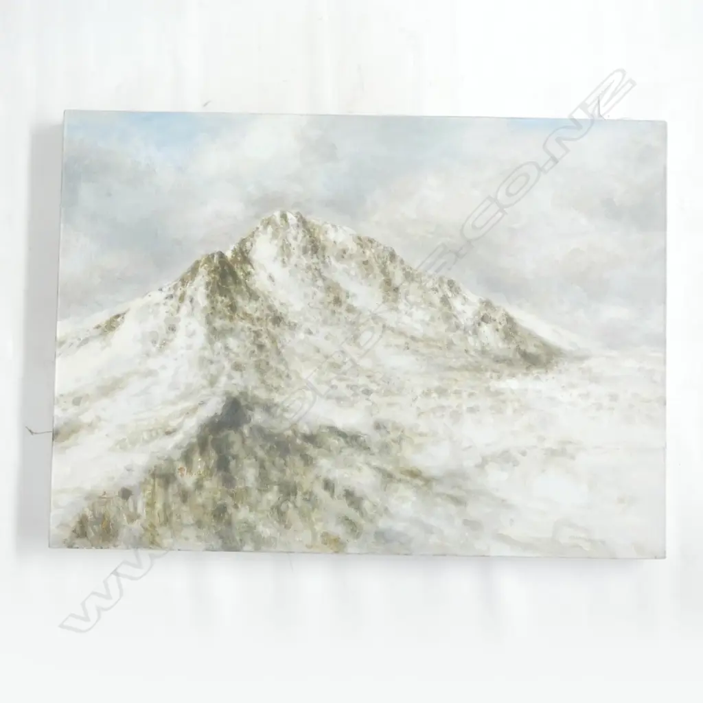 YANG CAO OIL PAINTING 'SNOWY PEAK No.2' 600 X 800mm Image 1++