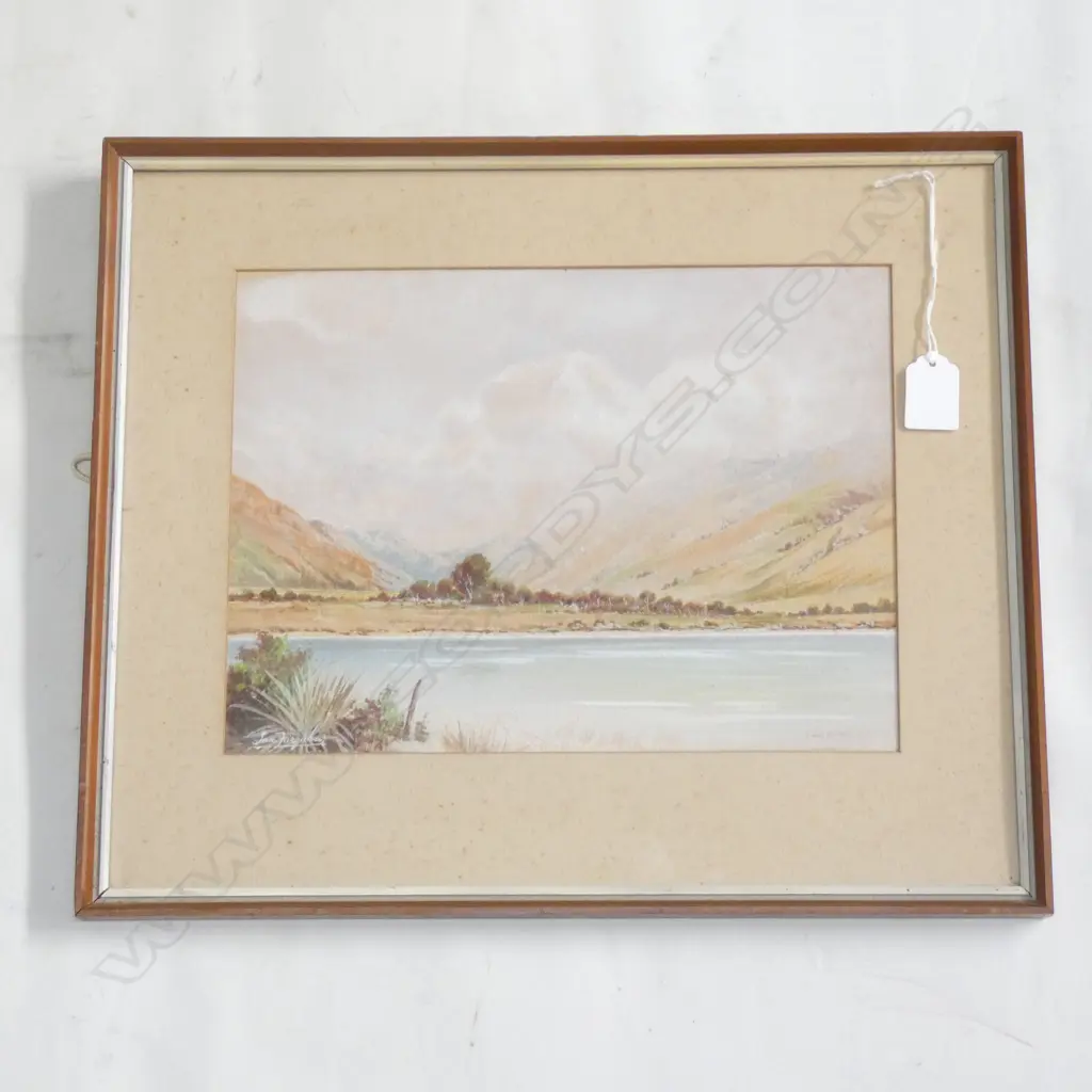 JAN FARQUHAR W/C 'LAKE HAWEA N.Z' 220 X 300mm Image 1++