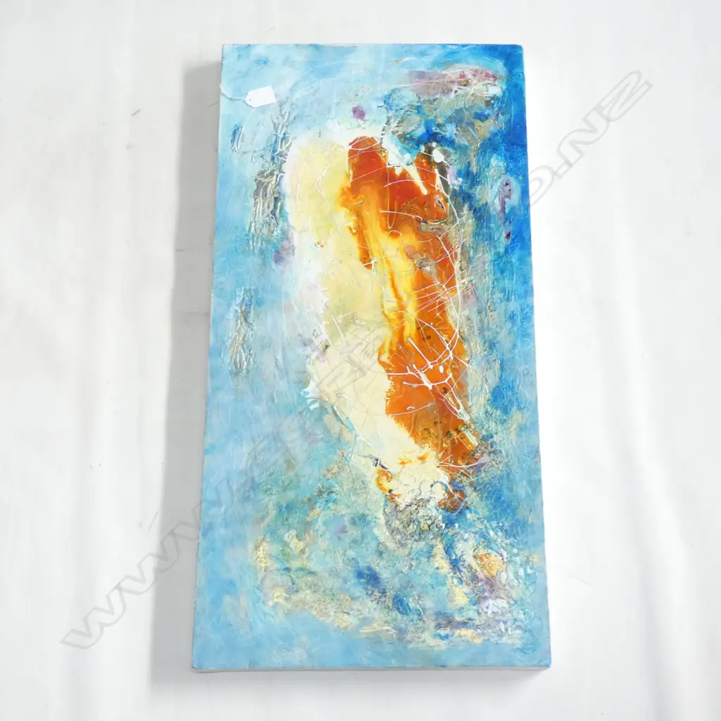 CONTEMPORY ARTIST UNKNOWN ABSTRACT 380 X 760mm Image 1++