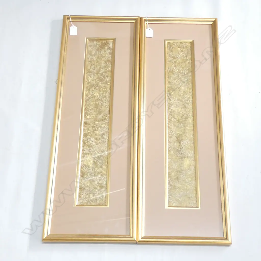 PR ANTIQUE CHINESE MANDARIN'S CUFFS FRAMED GOLD THREAD Image 1++