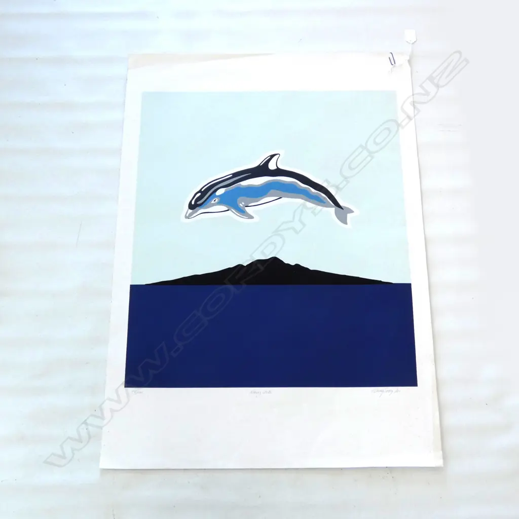 HARRY WONG 98/100 'RANGITOTO' PRINT... Image 1++