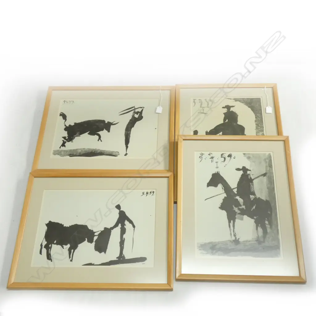 FOUR PICASSO PRINTS - DON QUIXOTE SERIES Image 1++