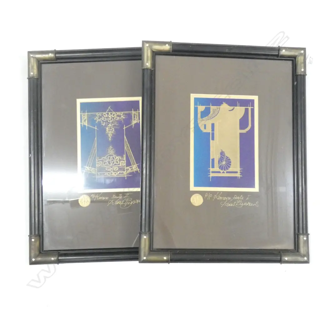 PR KAREN BURROWS 'KIMONO SUITE' ARTISTS PROOF PRINTS 230x155mm Image 1++