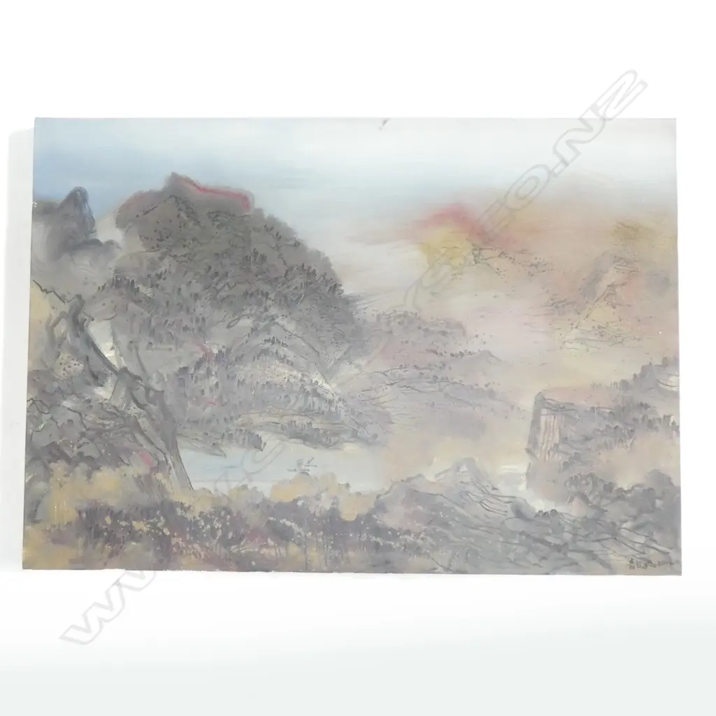 FEI LONG OIL PAINTING 'POETIC BASHAN' 700 X 1000mm. Image 1++