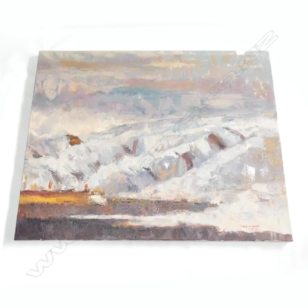 JIAWEI LIU OIL PAINTING 'MOOD' 800 X 1000mm Image 1++