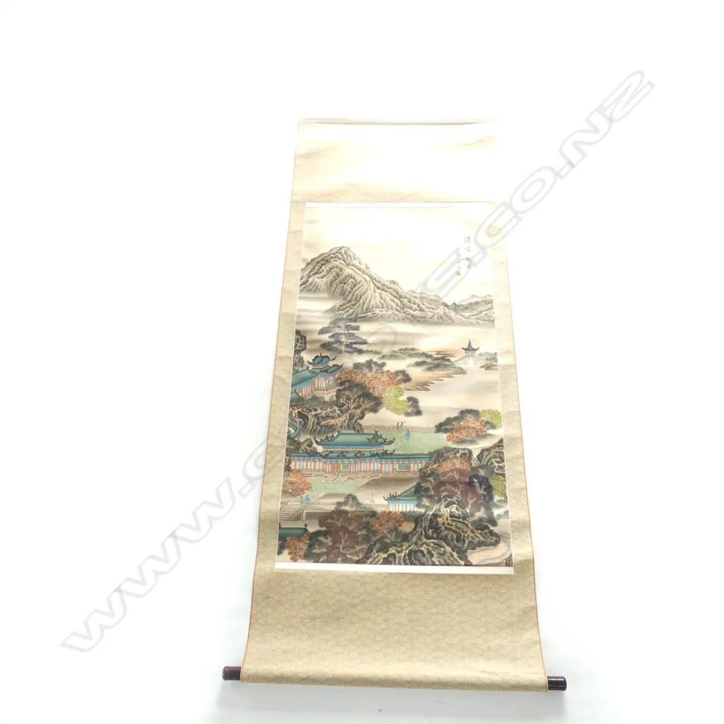 ORIENTAL LANDSCAPE SCROLL 1140x590mm Image 1++