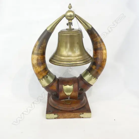 HORN & BRONZE FREEMASON BELL H.350mm