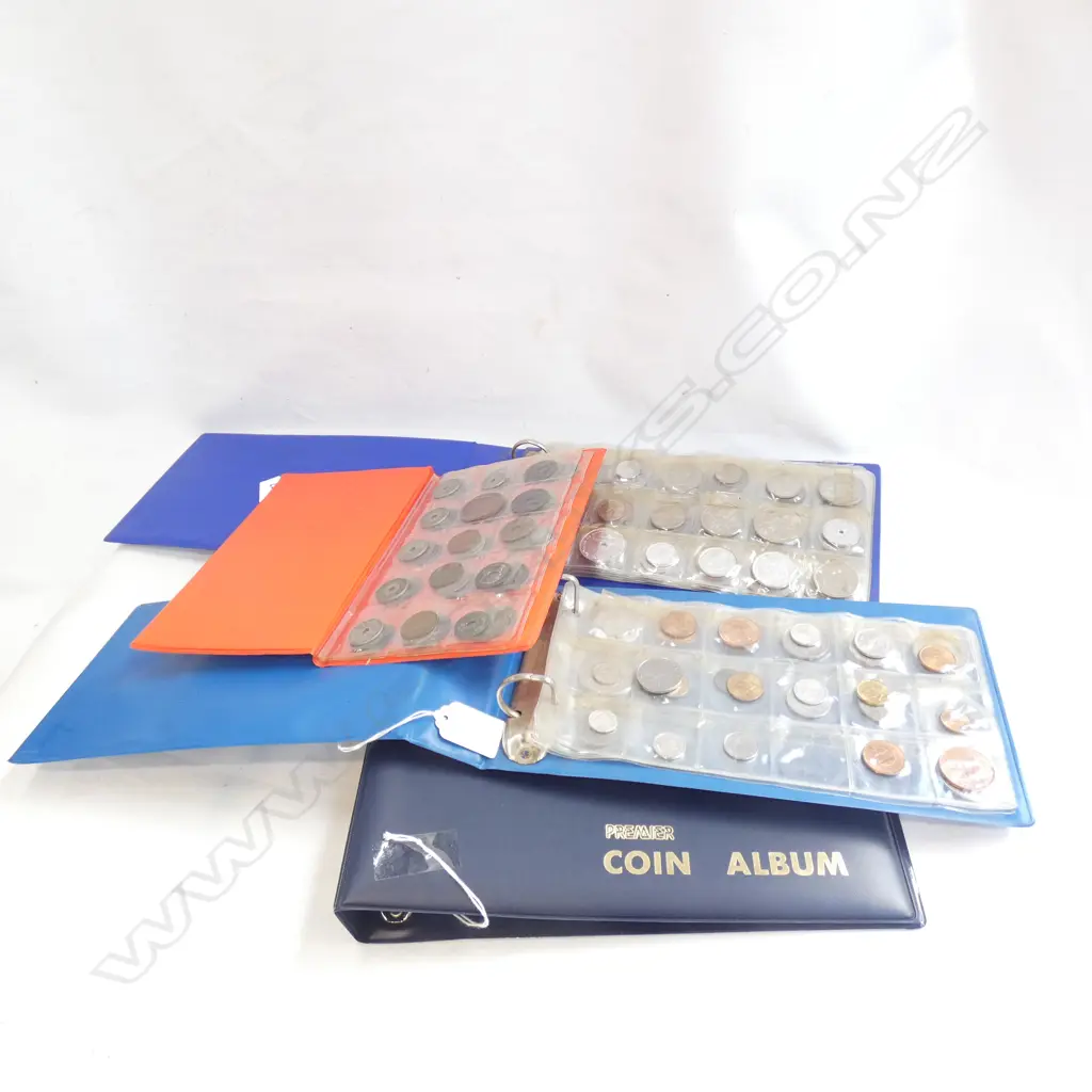 4 WORLD COIN ALBUMS (1 EMPTY,1 ORIENTAL) Image 1++