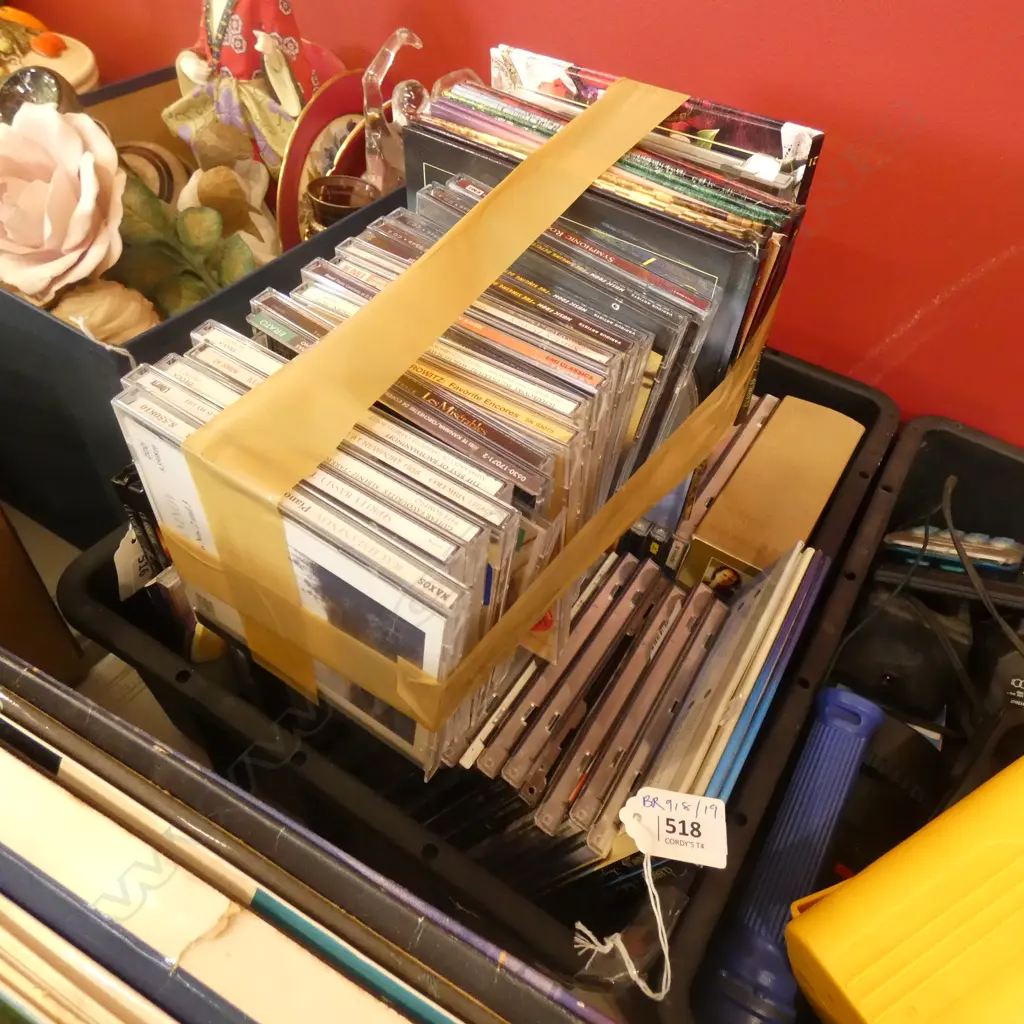 BOX LOT ASST. CLASSICAL MUSIC CDS Image 1++