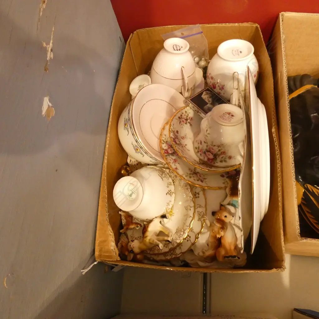 BOX LOT ASST. CHINA; TRIOS ETC Image 1++