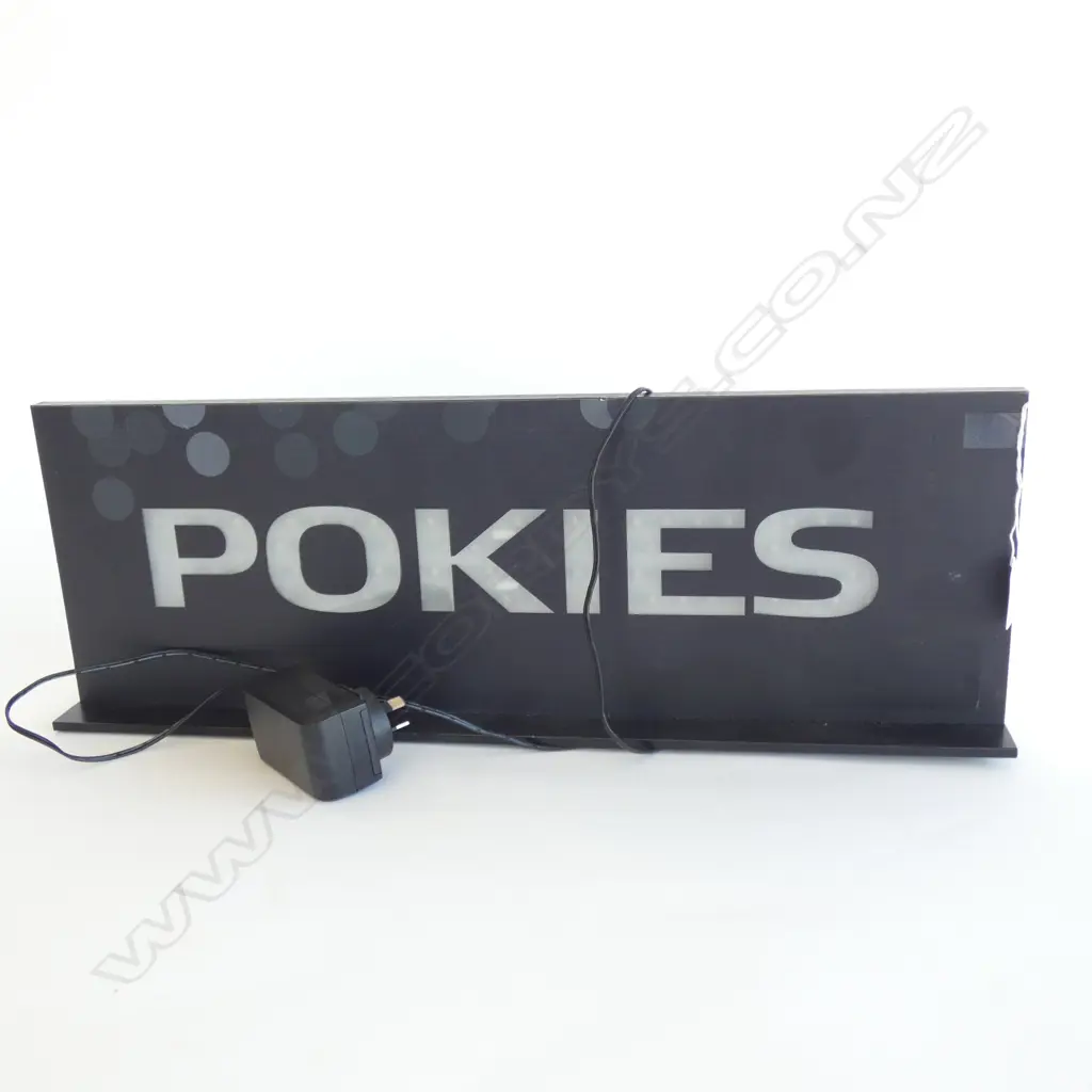 'POKIES' ELECTRIC SIGN L.550mm Image 1++