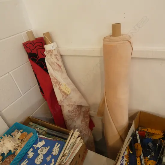 3 ROLLS FABRIC