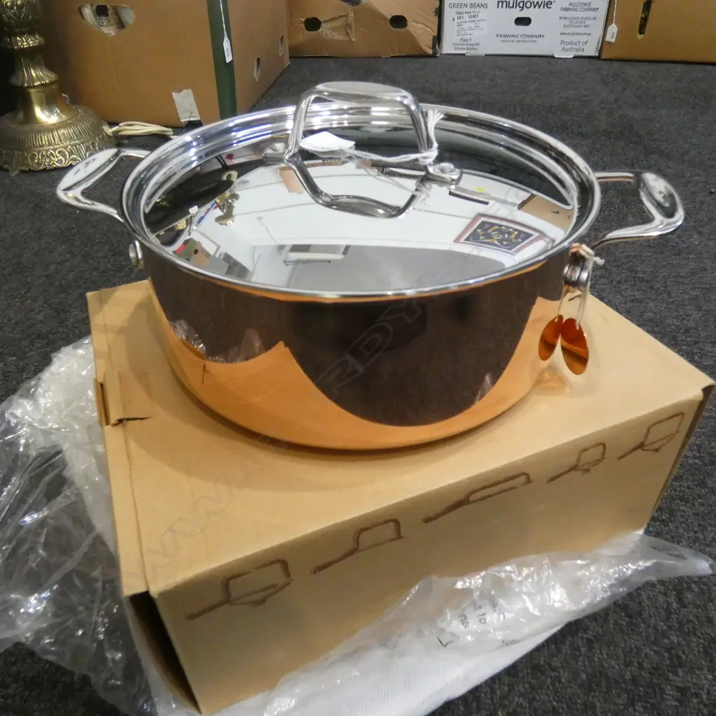 BEKA 'COPPER CHEF' 24cm CASSEROLE NEW IN BOX Image 1++