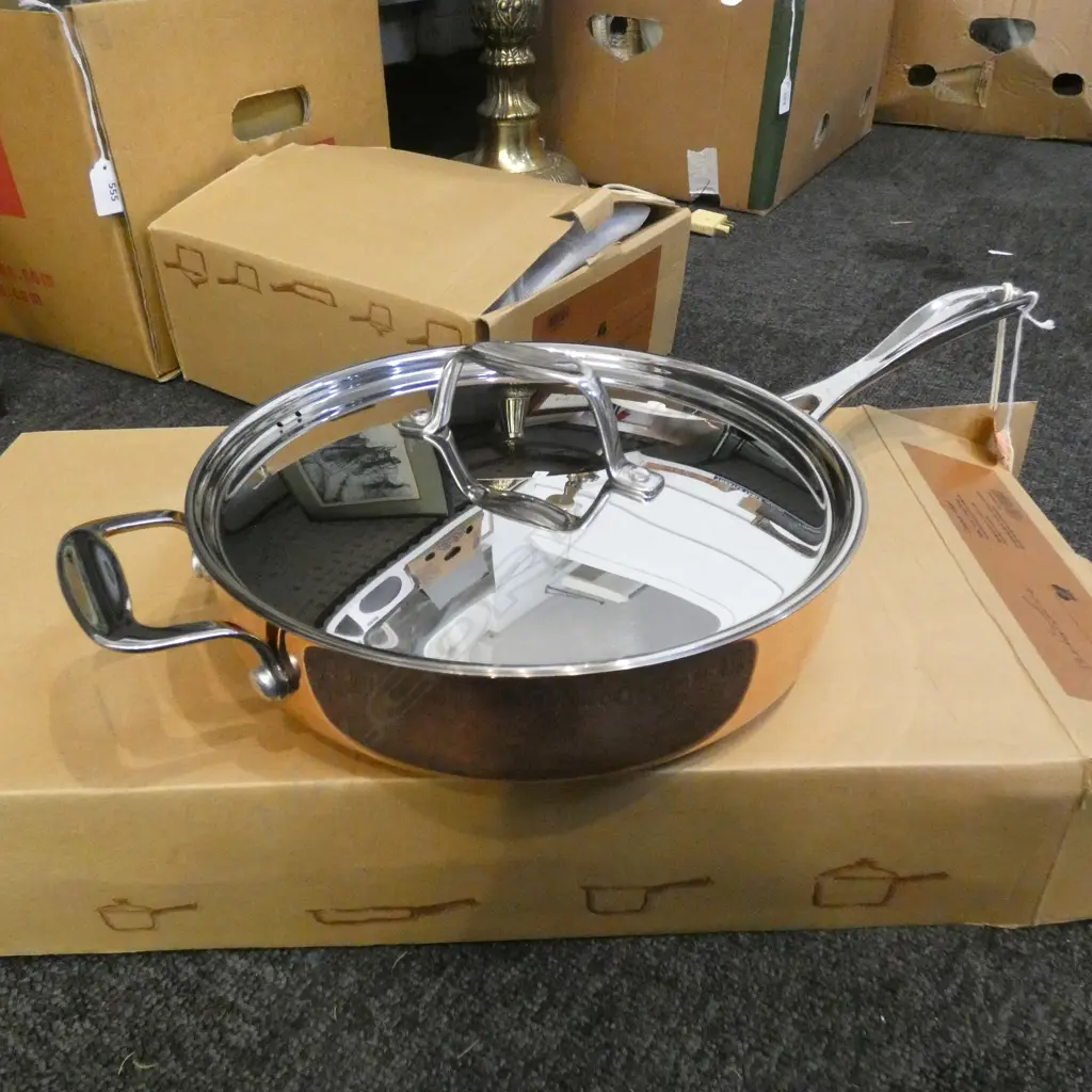 BEKA 'COPPER CHEF' 24cm SKILLET FRYPAN NEW IN BOX Image 1++