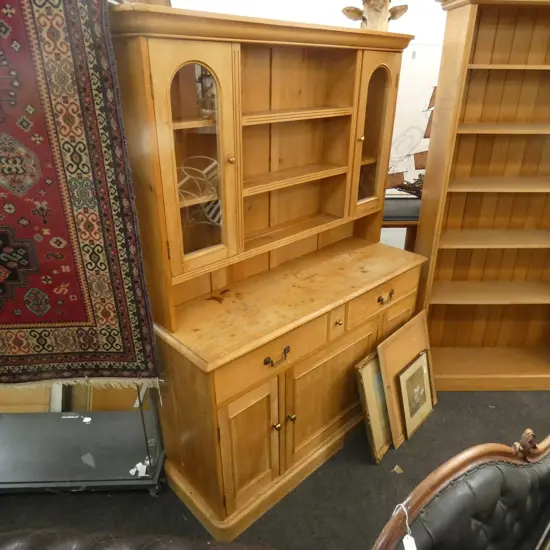 OLD PINE DRESSER...