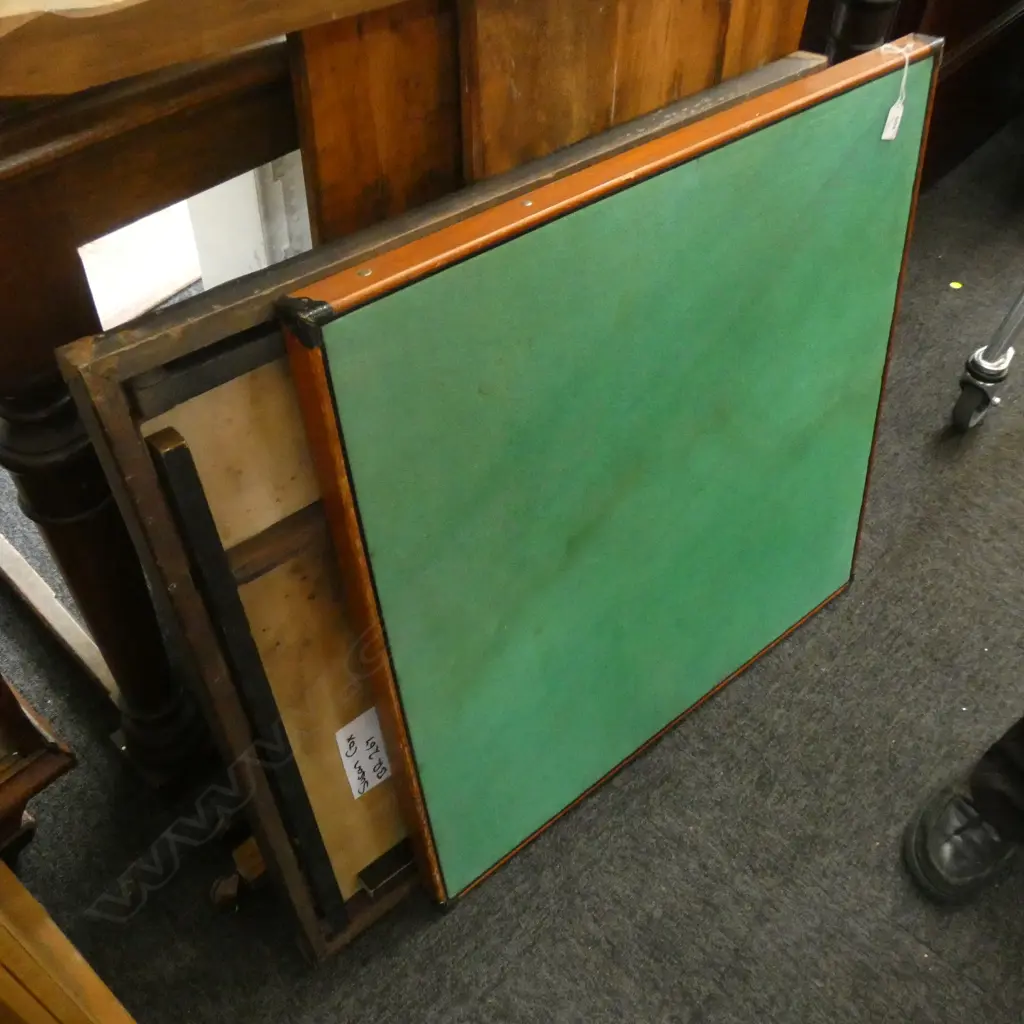2 FOLDING BRIDGE TABLES  Image 1++