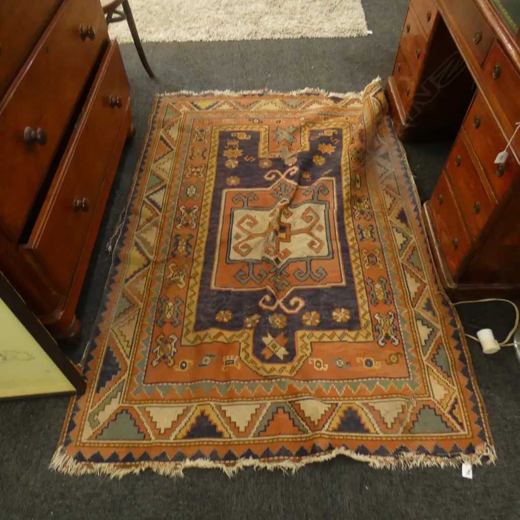 VINTAGE KELIM RUG A.F 1680X1220mm DISTRESSED Image 1++